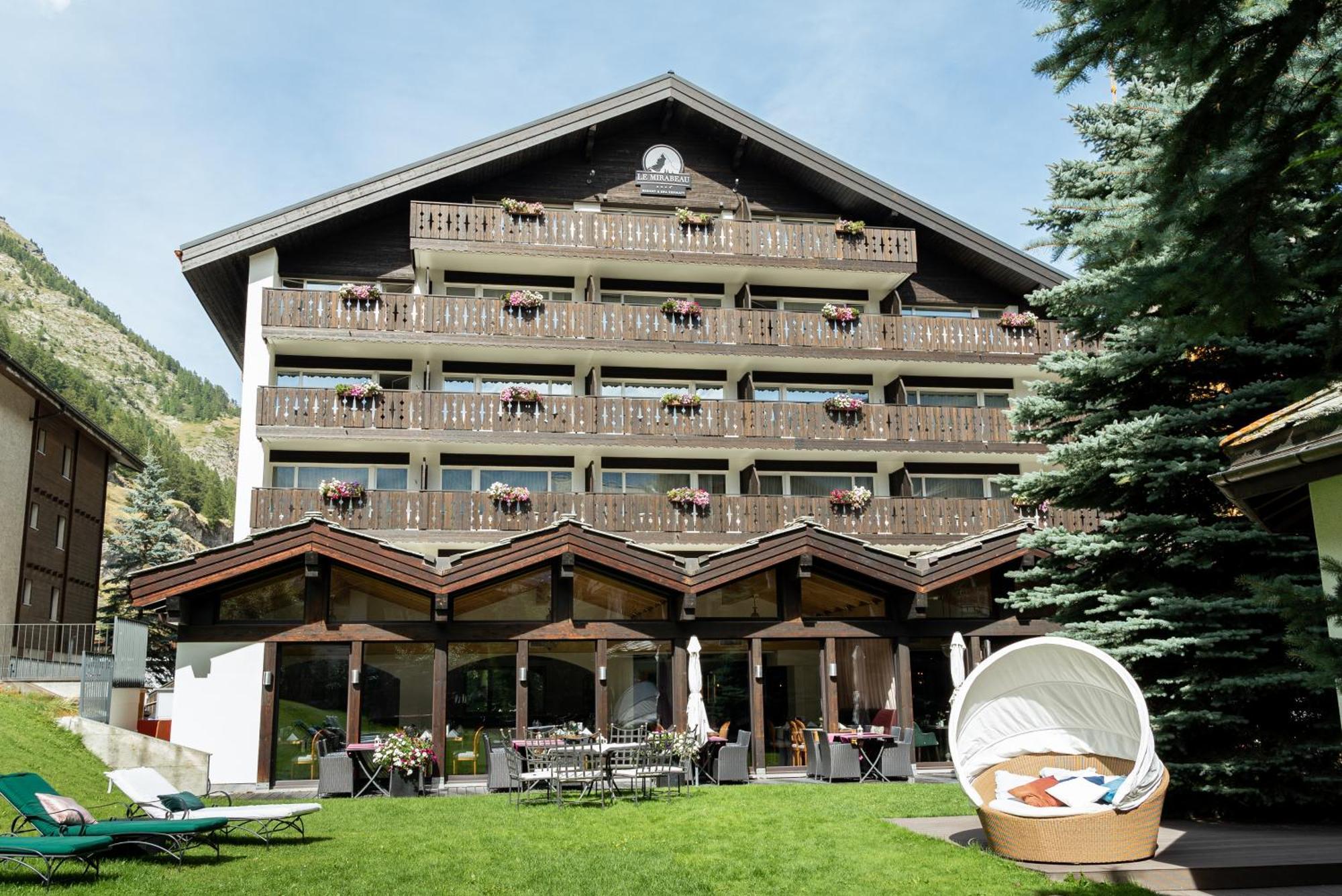 Le Mirabeau Resort & Spa Цермат Екстериор снимка
